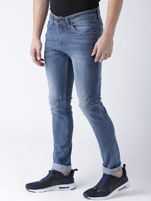 blue denim washed jeans - 15293437 - Standard Image - 2