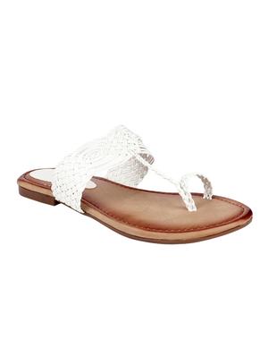white one toe sandals - 15295504 - Standard Image - 2