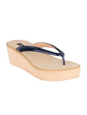 navy toe separator flip flop - 15296566 - Standard Image - 2