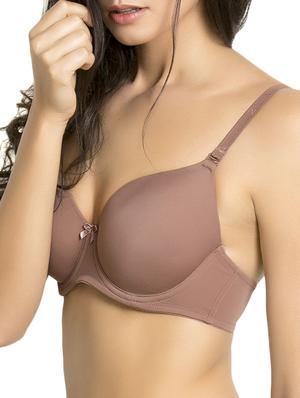 brown solid t-shirt bra - 15297281 - Standard Image - 2