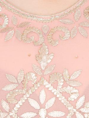 gota work layered kurta - 15300274 - Standard Image - 2