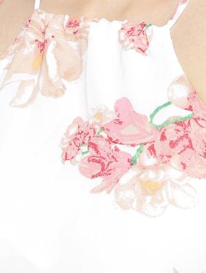 white floral maxi dress - 15300771 - Standard Image - 5