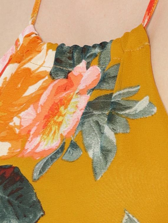 yellow backless maxi dess - 15300774 - Zoom Image - 5