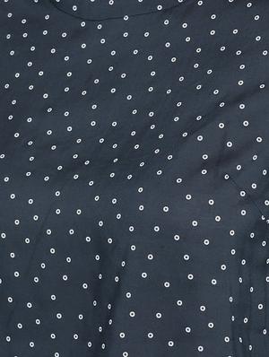 navy blue rayon printed top - 15300793 - Standard Image - 5