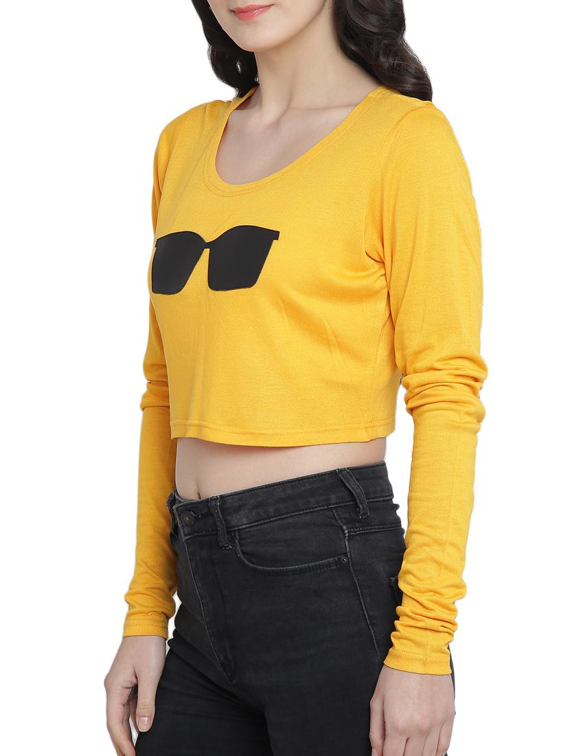 Graphic print crop top - 15301066 - Zoom Image - 2