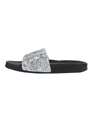 silver pvc slides - 15302400 - Standard Image - 2