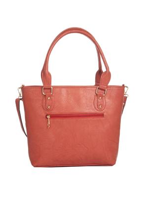 orange leatherette (pu) regular handbag - 15304699 - Standard Image - 2