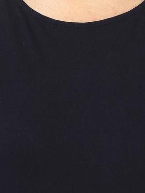 navy blue floral embroidery top - 15305958 - Standard Image - 5