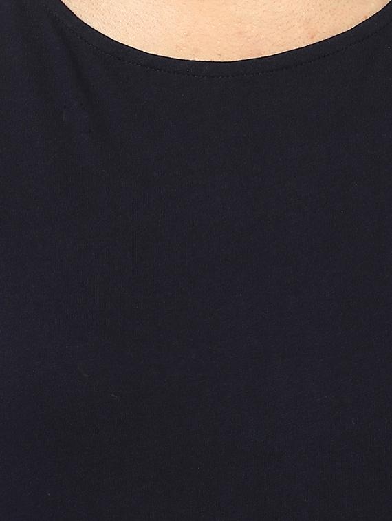 navy blue floral embroidery top - 15305958 - Zoom Image - 5