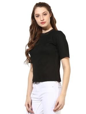 black cotton top - 15305963 - Standard Image - 2