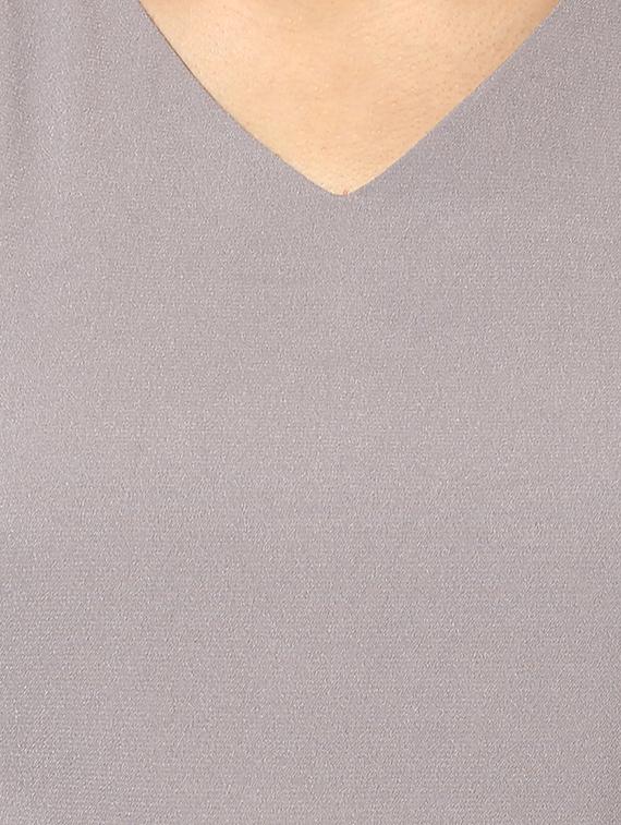 grey side knot tunic - 15305967 - Zoom Image - 5