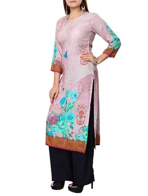 straight printed kurta - 15306916 - Standard Image - 2