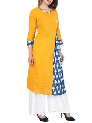 a-line printed kurta - 15307050 - Standard Image - 2