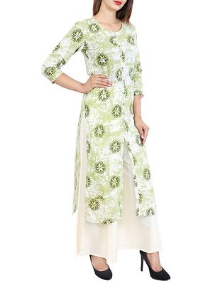 straight printed kurta - 15307052 - Standard Image - 2
