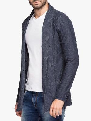 blue cotton shrug - 15308208 - Standard Image - 2