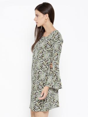 damask print shift dress - 15308328 - Standard Image - 2