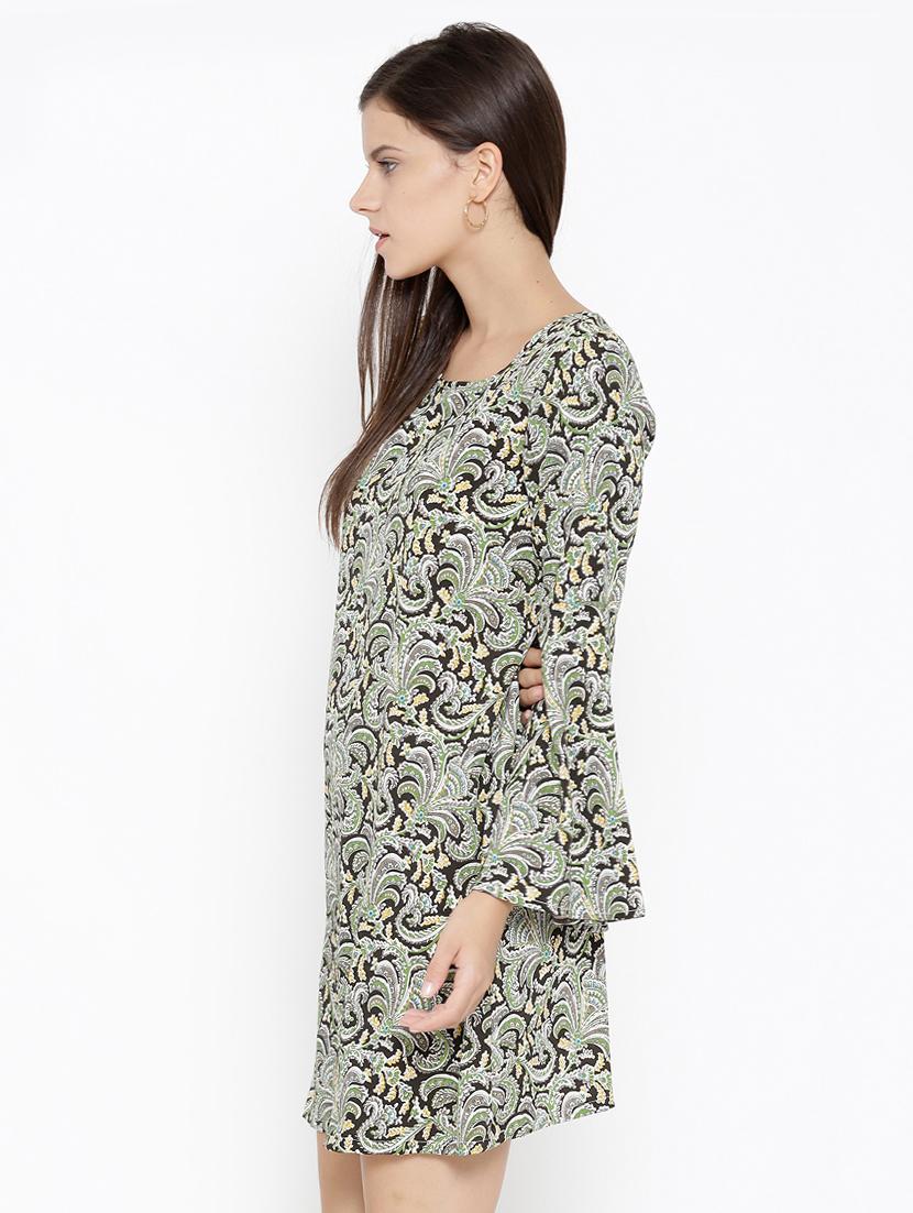 damask print shift dress - 15308328 - Zoom Image - 2