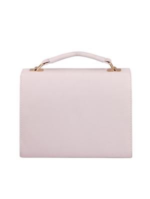 pink leatherette (pu) regular handbag - 15310962 - Standard Image - 2