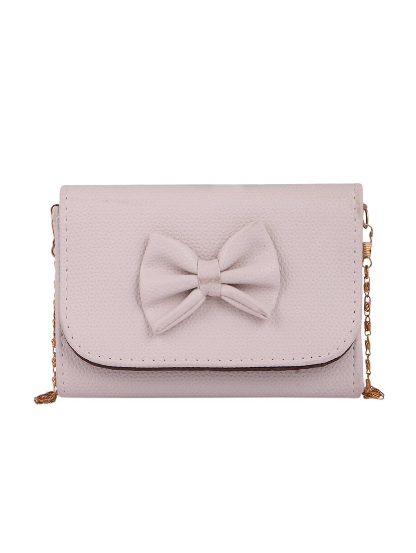pink leatherette (pu) regular handbag - 15310962 - Zoom Image - 5