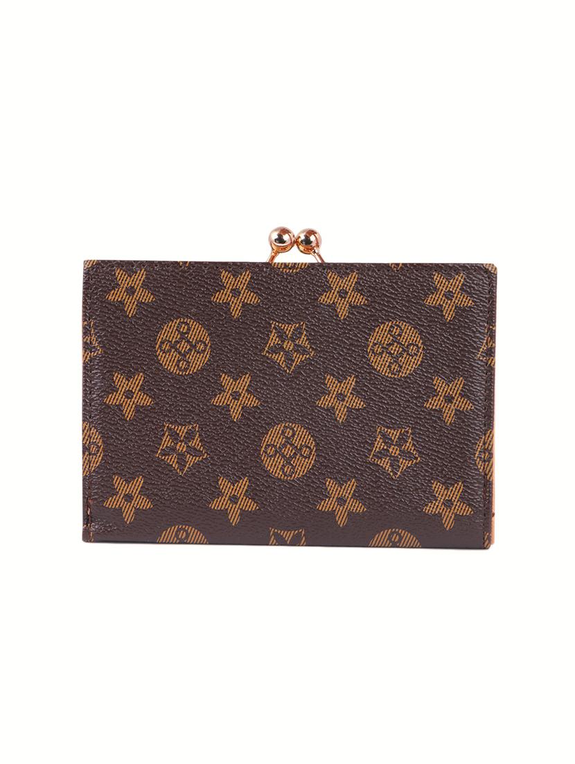 brown leatherette (pu) regular clutch - 15311099 - Zoom Image - 2