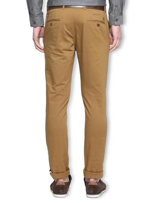 brown cotton chinos - 15311567 - Standard Image - 2