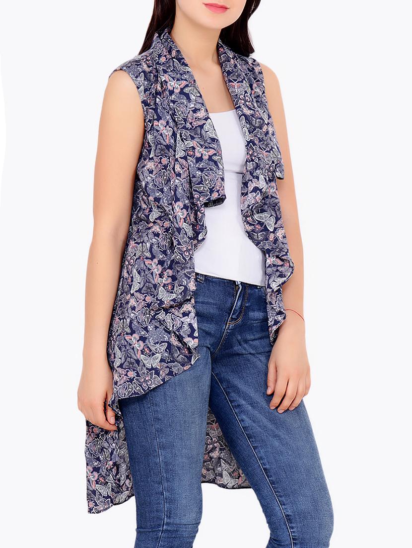 asymmetric sleeveless shrug - 15311852 - Zoom Image - 2