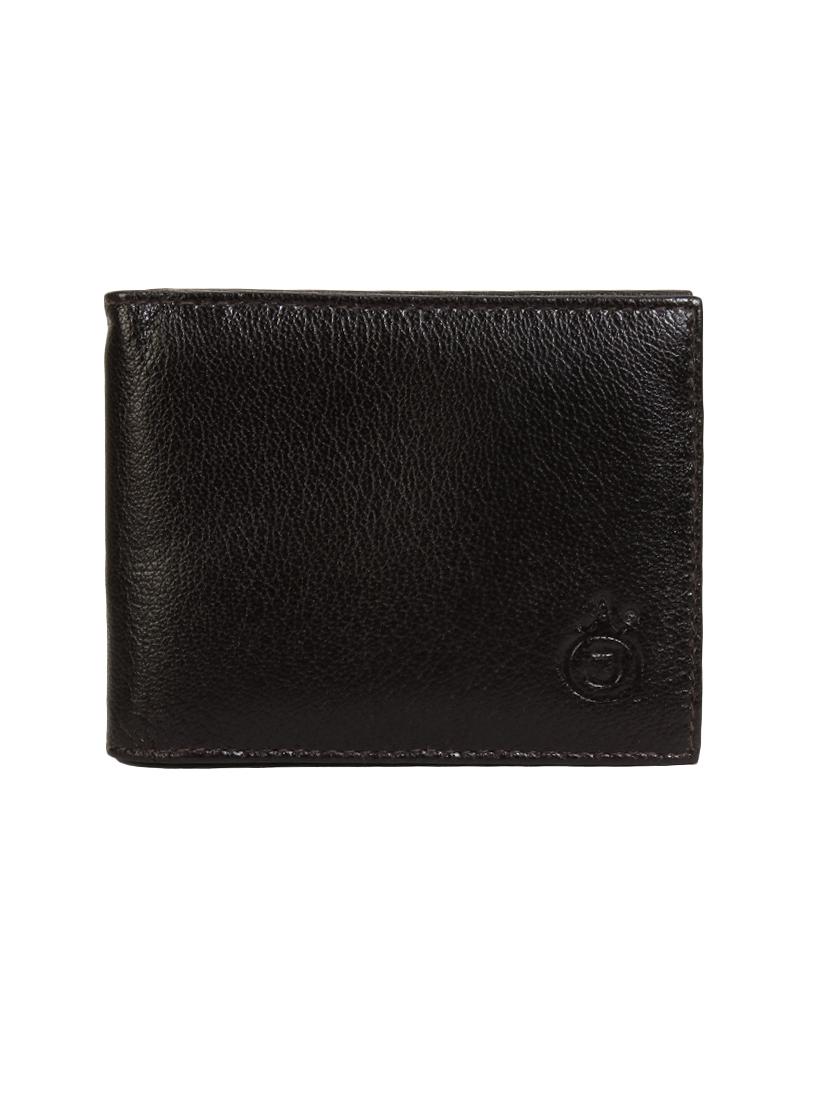 brown leather wallet with key ring - 15312319 - Zoom Image - 2