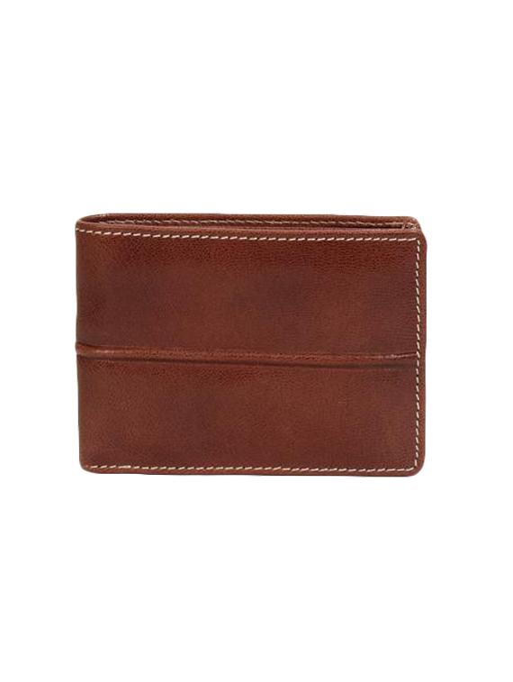 brown leather wallet with key ring - 15312384 - Zoom Image - 2