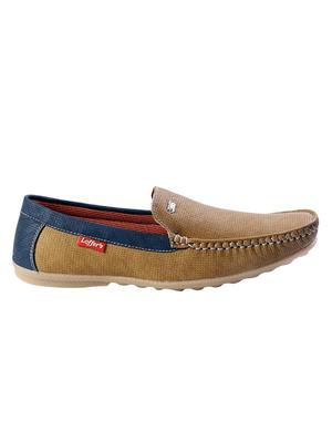 beige leatherette slip on loafer - 15312443 - Standard Image - 2