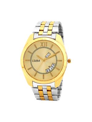LUBA GOLDEN DAY N DATE, STAINLESS STEEL WATCH FOR COUPLE - 15312756 - Standard Image - 2