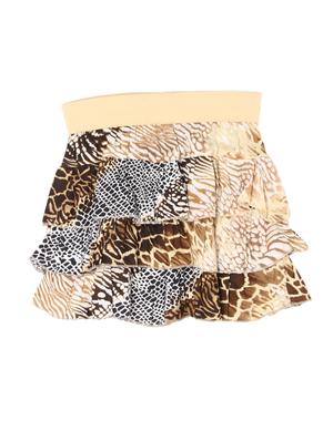 brown cotton skirt - 15313316 - Standard Image - 2