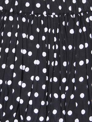 black cotton skirt - 15313318 - Standard Image - 5