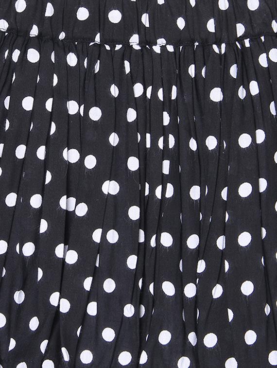 black cotton skirt - 15313318 - Zoom Image - 5
