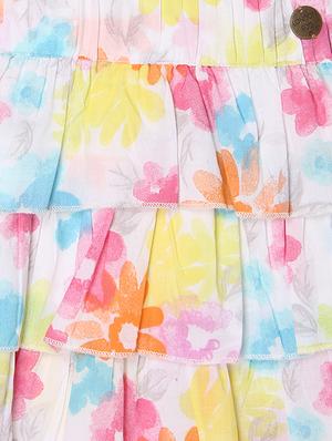 multi colored cotton skirt - 15313319 - Standard Image - 5