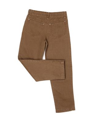 brown cotton chinos - 15313412 - Standard Image - 2