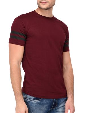 maroon cotton t-shirt - 15313793 - Standard Image - 2