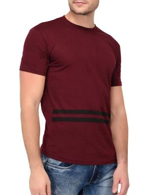 maroon cotton t-shirt - 15313799 - Standard Image - 2