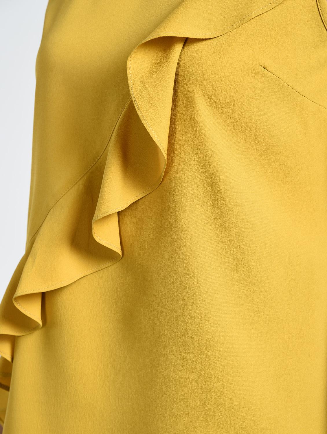 ruffle trim detail top - 15314046 - Zoom Image - 5