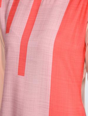 floral pink kurta - 15314403 - Standard Image - 5