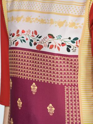 straight printed kurta - 15314405 - Standard Image - 5