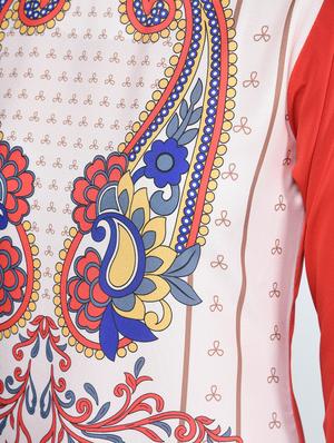 paisley print straight kurta - 15314406 - Standard Image - 5