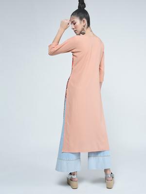 straight printed kurta - 15314412 - Standard Image - 5