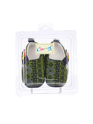 green fabric bootie - 15315605 - Standard Image - 2