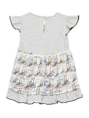 grey cotton frock - 15315802 - Standard Image - 2