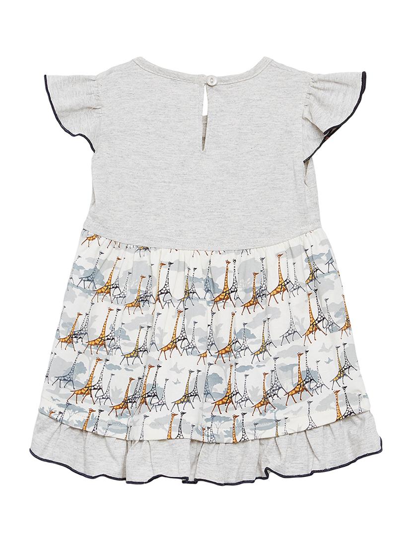 grey cotton frock - 15315802 - Zoom Image - 2