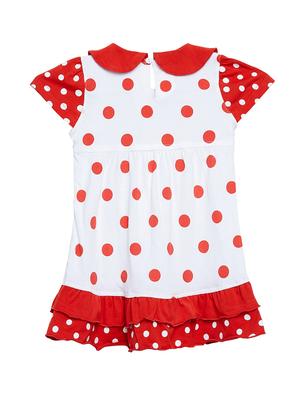red cotton frock - 15315804 - Standard Image - 2