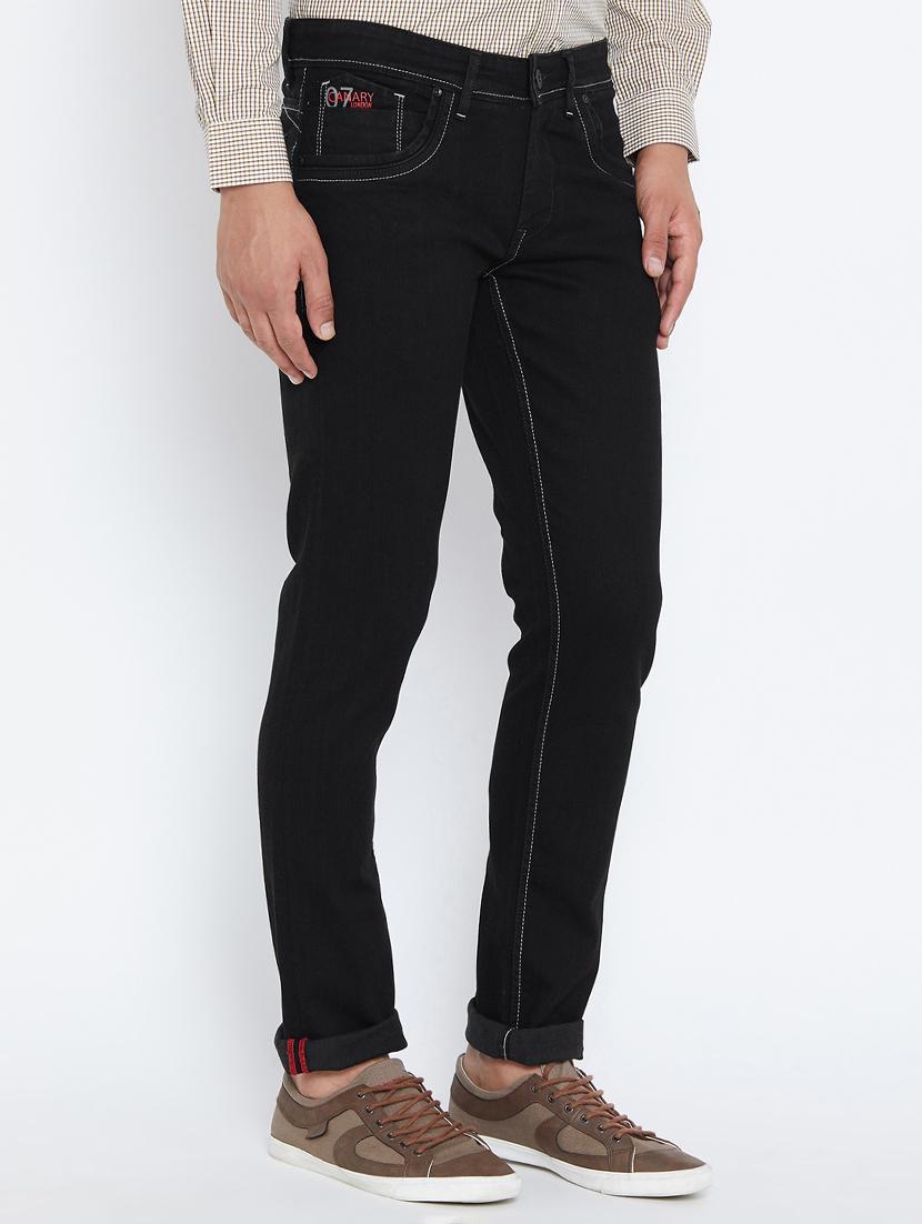 black denim plain jeans - 15316006 - Zoom Image - 2