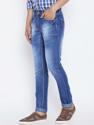 blue denim washed jeans - 15316013 - Standard Image - 2