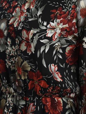floral boat neck maxi dress - 15316350 - Standard Image - 5