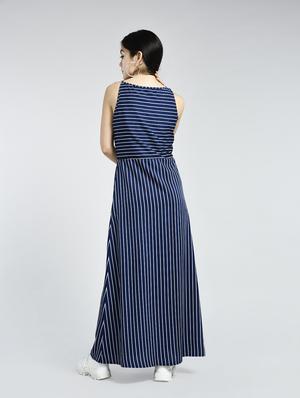 striped cami neck sleeveless maxi dress - 15316367 - Standard Image - 2